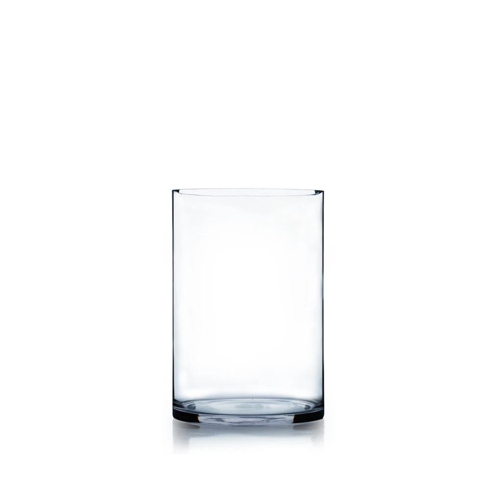 6" X 8" Cylinder Glass Vase - 12 Pieces 1 6" X 8" Cylinder Glass Vase - 12 Pieces