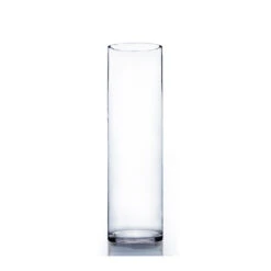 6" X 20" Cylinder Glass Vase - 6 Pieces