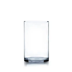 7" X 12" Cylinder Glass Vase - 4 Pieces