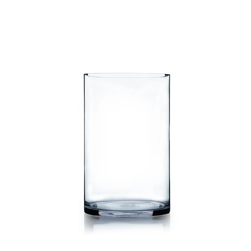 7" X 12" Cylinder Glass Vase - 4 Pieces 1 7" X 12" Cylinder Glass Vase - 4 Pieces