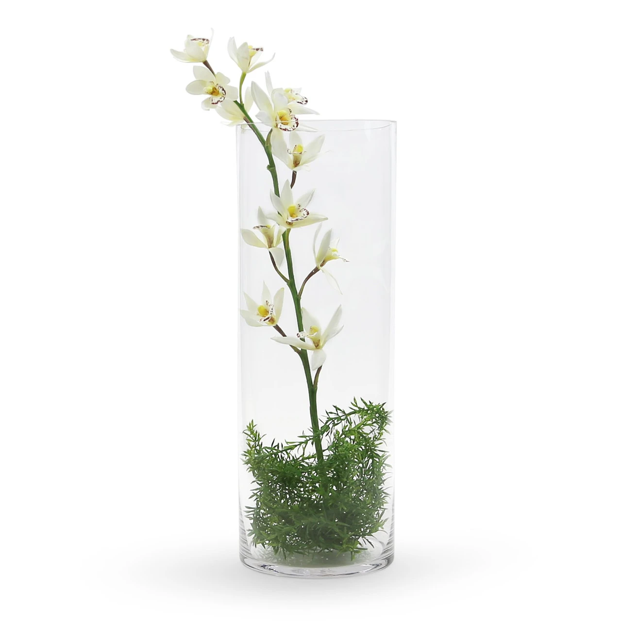 7" X 20" Cylinder Glass Vase - 4 Pieces 3 7" X 20" Cylinder Glass Vase - 4 Pieces - Image 3