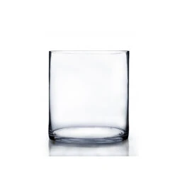 7" X 7" Cylinder Glass Vase - 6 Pieces