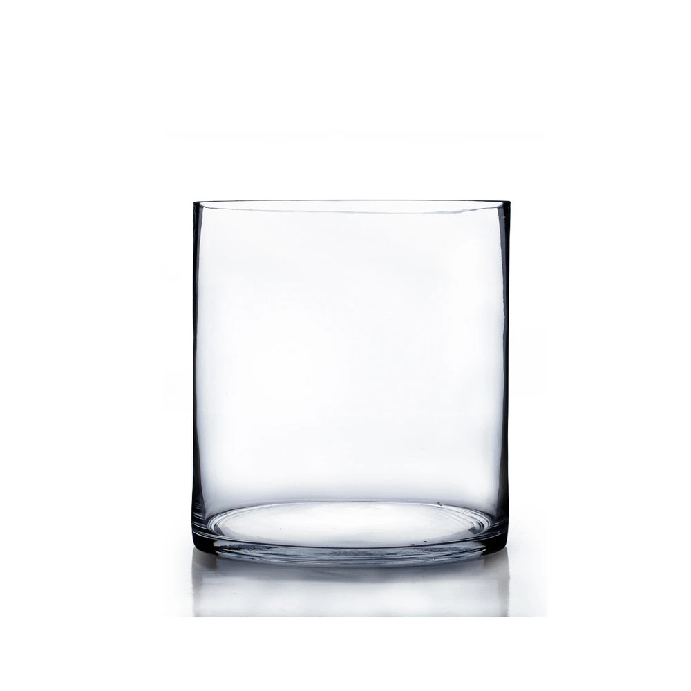 8" X 10" Cylinder Glass Vase - 6 Pieces 1 8" X 10" Cylinder Glass Vase - 6 Pieces