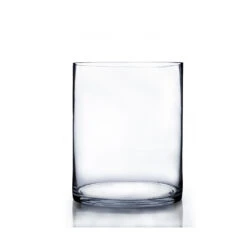 8" X 12" Cylinder Glass Vase - 6 Pieces