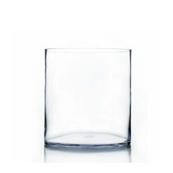 9" X 12" Cylinder Glass Vase - 2 Pieces