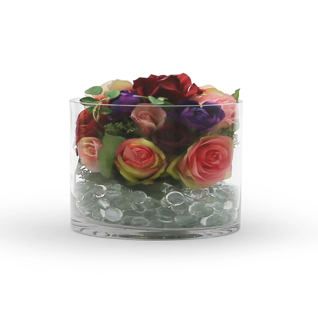 10" X 8" Cylinder Glass Vase - 4 Pieces 3 10" X 8" Cylinder Glass Vase - 4 Pieces - Image 3
