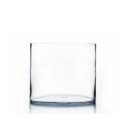 10" X 8" Cylinder Glass Vase - 4 Pieces