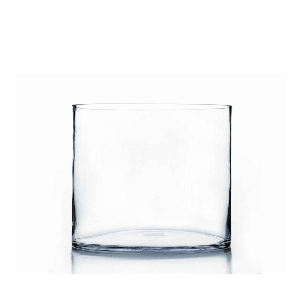 10" X 8" Cylinder Glass Vase - 4 Pieces 1 10" X 8" Cylinder Glass Vase - 4 Pieces