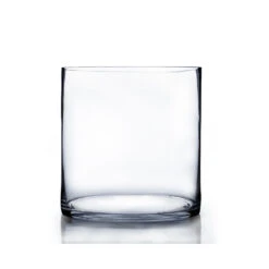 4" X 4" Clear Cylinder Glass Vase - 24 Pieces