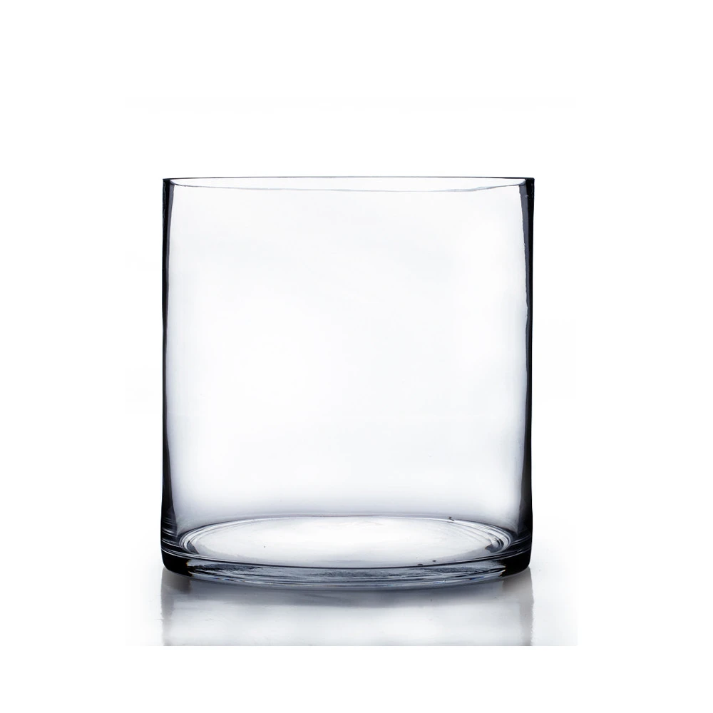 4" X 4" Clear Cylinder Glass Vase - 24 Pieces 1 4" X 4" Clear Cylinder Glass Vase - 24 Pieces