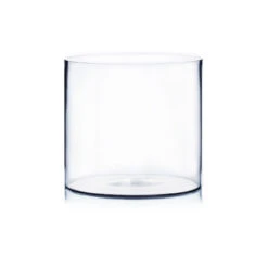 9.75" X 9.5" Clear Cylinder Vase - 4 Pieces