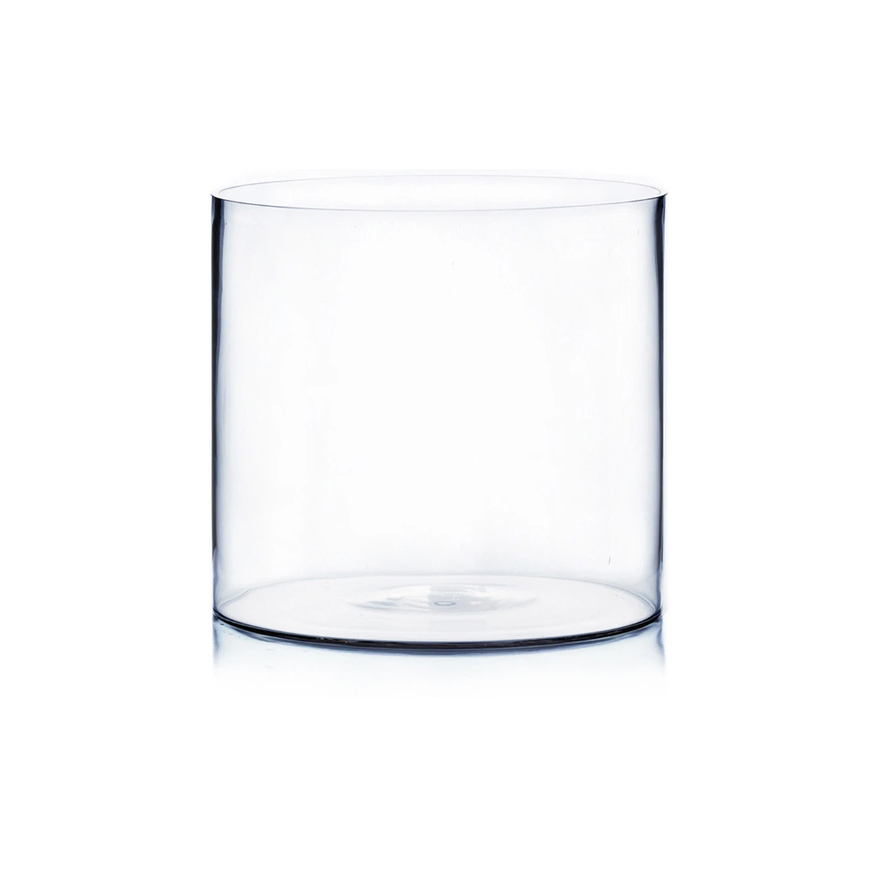 9.75" X 9.5" Clear Cylinder Vase - 4 Pieces 1 9.75" X 9.5" Clear Cylinder Vase - 4 Pieces