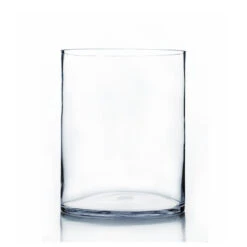 10" X 16" Cylinder Glass Vase - 2 Pieces