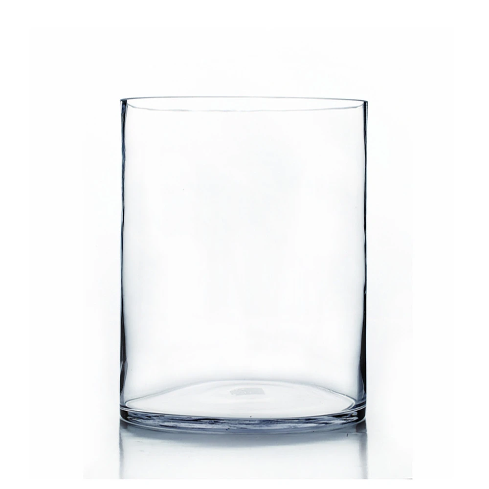 10" X 16" Cylinder Glass Vase - 2 Pieces 1 10" X 16" Cylinder Glass Vase - 2 Pieces