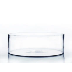 12" X 4" Cylinder Glass Vase - 6 Pieces