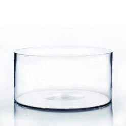 12" X 6" Cylinder Glass Vase - 4 Pieces