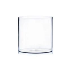 12" X 12" Clear Cylinder Vase - 2 Pieces