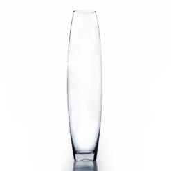 3" X 16" Urn Bullet Glass Vase - 6 Pieces