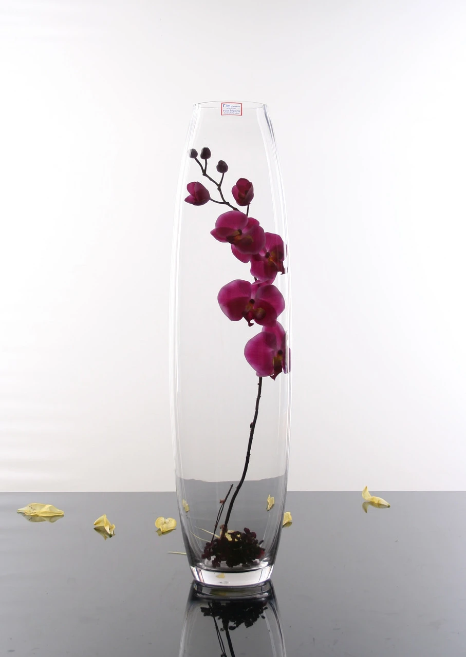 4" X 19" Urn Bullet Glass Vase - 4 Pieces 3 4" X 19" Urn Bullet Glass Vase - 4 Pieces - Image 3