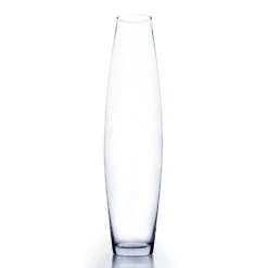 4" X 24" Urn Bullet Glass Vase - 2 Pieces