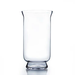 15" Hurricane Glass Vase - 2 Pieces