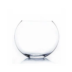Home Decoration Discount 51 8 Inch Clear Moon Bowl Vase - 6 Pieces