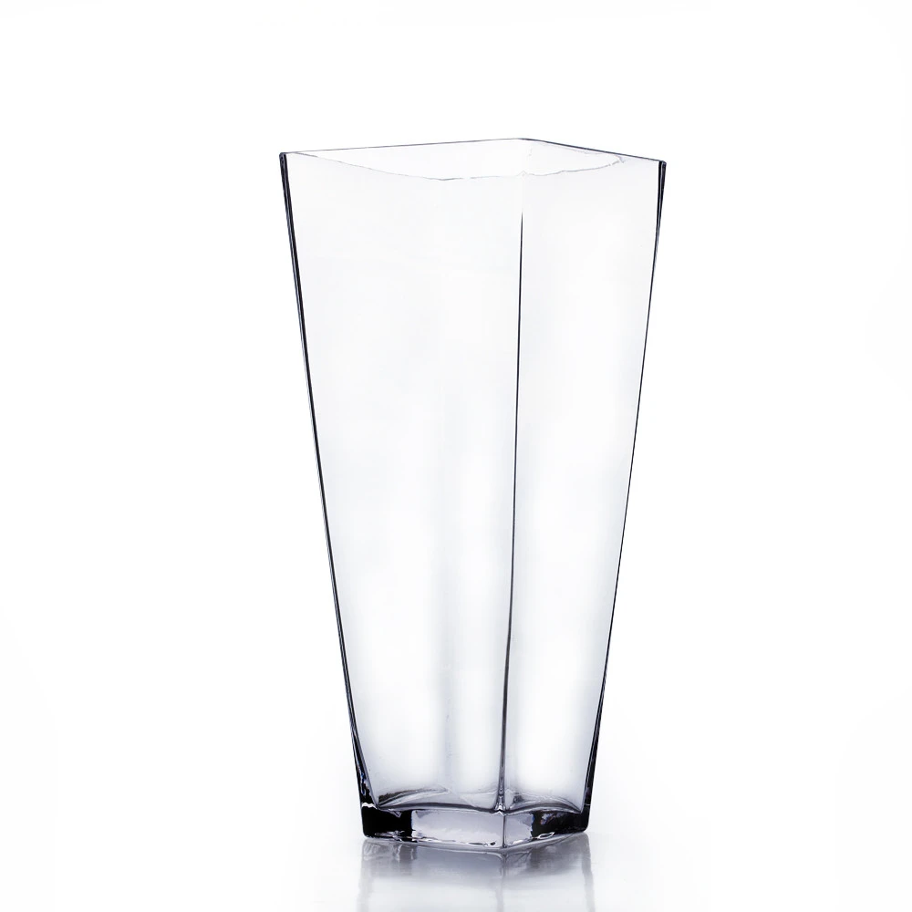 10" Taper Down Block Vase - 12 Pieces 1 10" Taper Down Block Vase - 12 Pieces