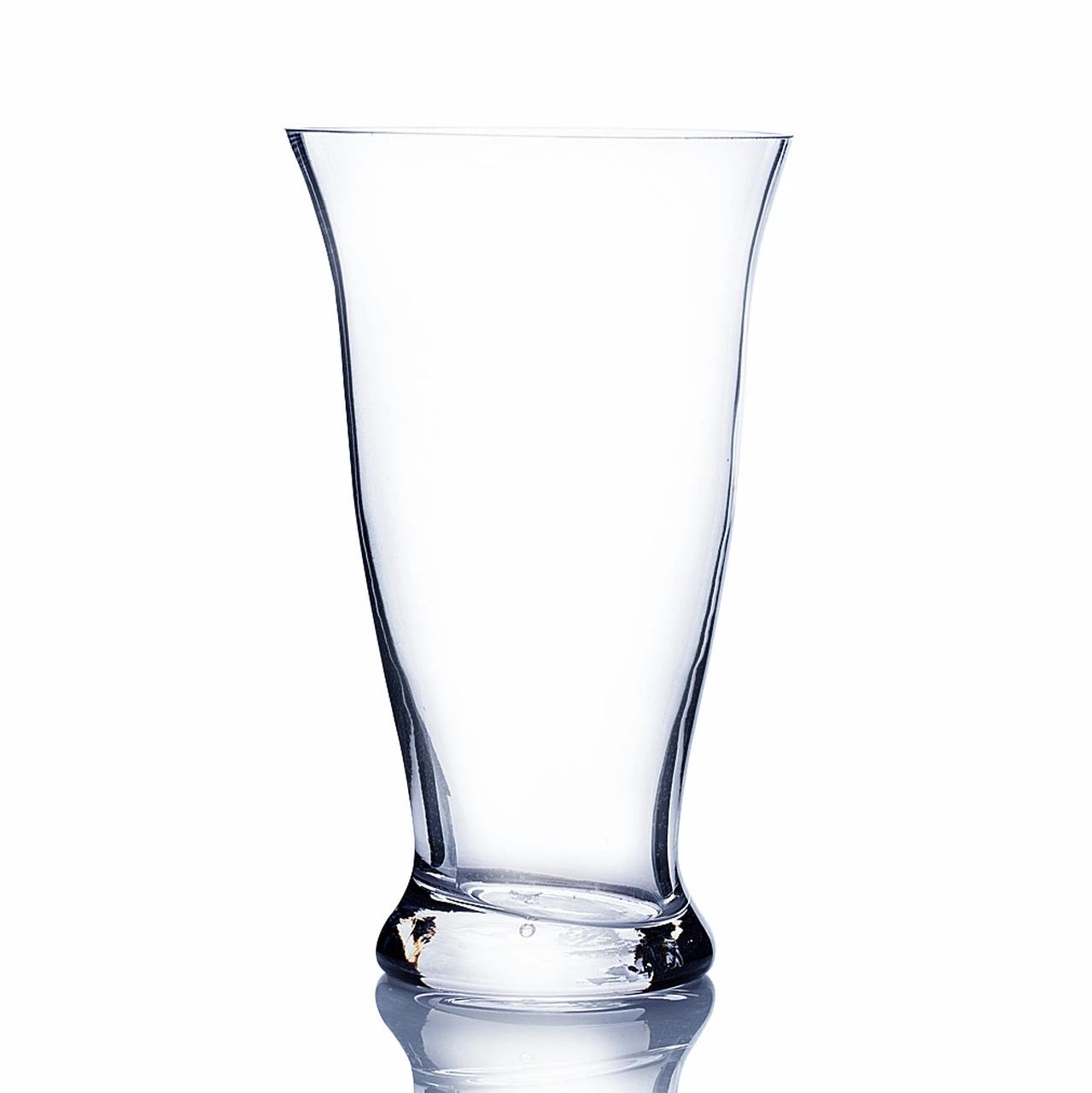 12 Inch Clear Taper Down Cylinder With Base - 6 Pieces 1 12 Inch Clear Taper Down Cylinder With Base - 6 Pieces