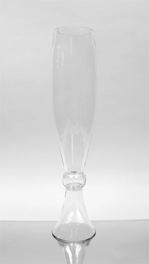 4" X 23" X 5" Clear Bud Trumpet Vase - 4 Pieces 3 4" X 23" X 5" Clear Bud Trumpet Vase - 4 Pieces - Image 3