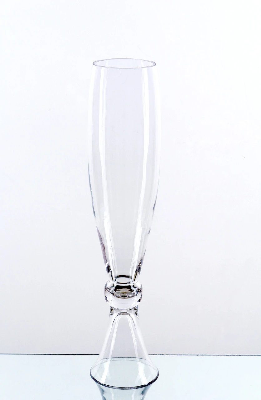 4" X 23" X 5" Clear Bud Trumpet Vase - 4 Pieces 2 4" X 23" X 5" Clear Bud Trumpet Vase - 4 Pieces - Image 2