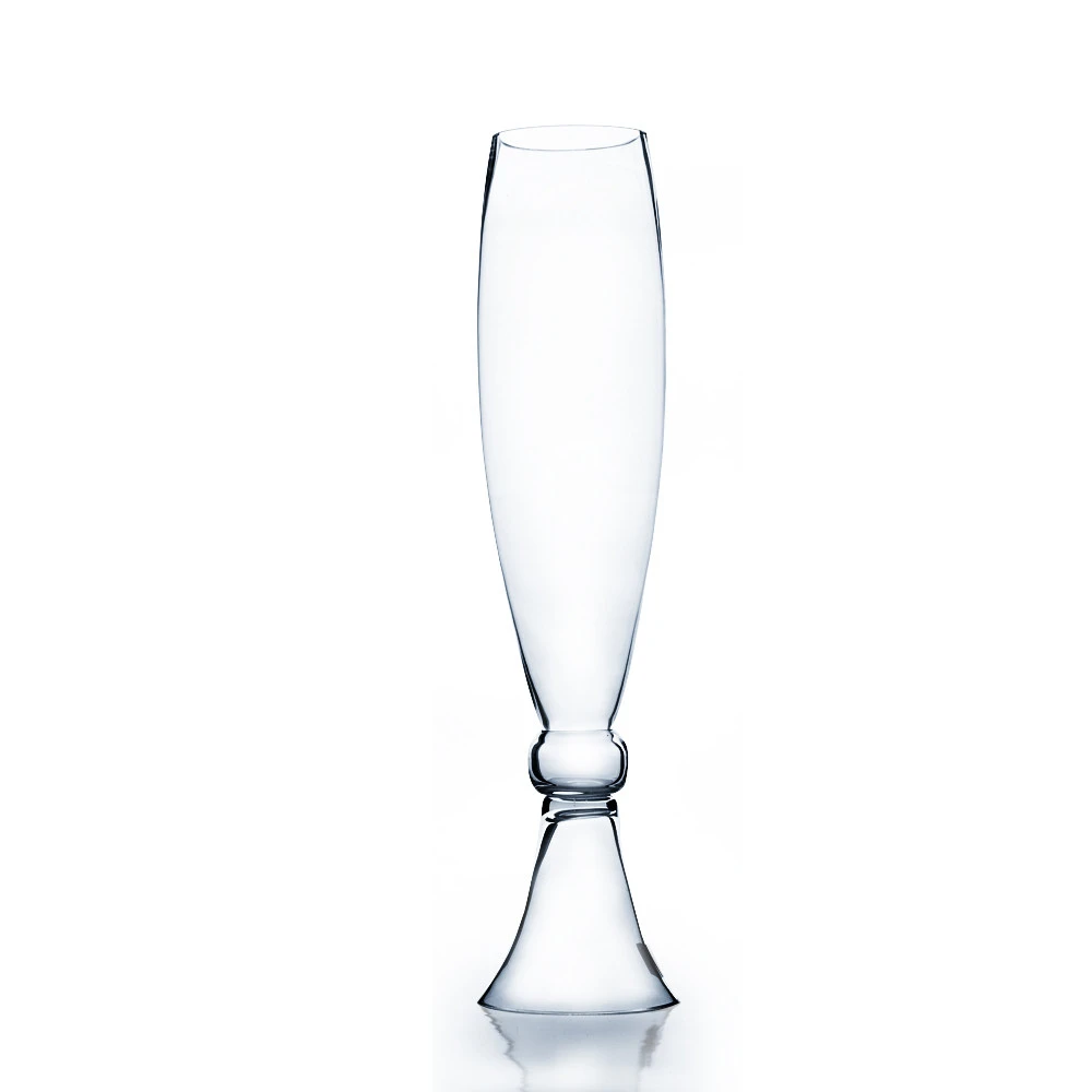 4" X 23" X 5" Clear Bud Trumpet Vase - 4 Pieces 1 4" X 23" X 5" Clear Bud Trumpet Vase - 4 Pieces