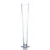 24" Clear Trumpet Vases