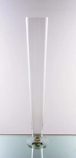 27" Clear Trumpet Vases 6 27" Clear Trumpet Vases -Home Decoration Discount VTV0427 bb 26004.1465180405.1280.1280