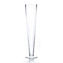 5" X 24" Clear Trumpet Vase - Case Of 6
