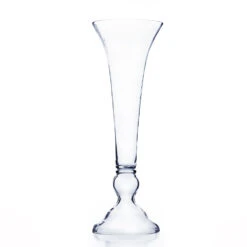 8" X 23.5" Unique Trumpet Vase - 2 Pieces