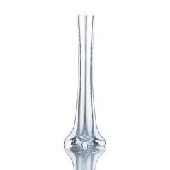 12 Inch Clear Tower Vase - 24 Pieces
