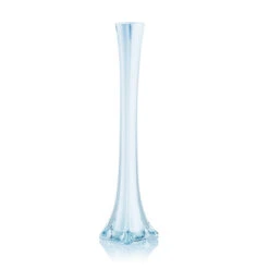 16 Inch White Tower Vase - 24 Pieces