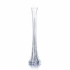 20 Inch Clear Tower Vase - 12 Pieces