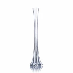 20 Inch Clear Tower Vase - 12 Pieces
