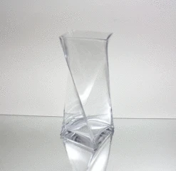 4" X 10.5" Clear Twisted Block Vase - 12 Pieces 6 4" X 10.5" Clear Twisted Block Vase - 12 Pieces -Home Decoration Discount VUT0410 23892.1464665697.1280.1280