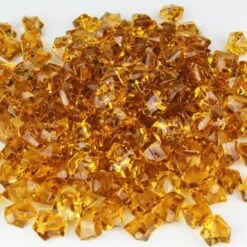 Amber Acrylic Crushed Ice Rocks Vase Filler, 1" (Wholesale 24 LBS/Case) 13 Amber Acrylic Crushed Ice Rocks Vase Filler, 1" (Wholesale 24 LBS/Case) -Home Decoration Discount acrylic ice rocks vfac002am 2