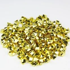 Gold Acrylic Crushed Ice Rocks Vase Filler, 1" (Wholesale 24 LBS/Case) 9 Gold Acrylic Crushed Ice Rocks Vase Filler, 1" (Wholesale 24 LBS/Case) -Home Decoration Discount acrylic ice rocks vfac002gd 2