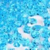 Light Blue Acrylic Crushed Ice Rocks Vase Filler, 1" (Wholesale 24 LBS/Case)