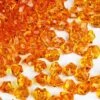 Orange Acrylic Crushed Ice Rocks Vase Filler, 1" (Wholesale 24 LBS/Case)