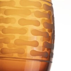 Decorative Amber Gold Glass Vase H-14.5" D-1.5" (Wholesale 6 Pcs Per Case) -Home Decoration Discount amber autumn decorative vase dg0134am surface 1000