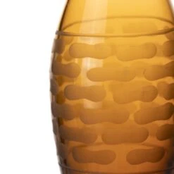 Amber Gold Decorative Bottle Glass Vase H-15" D-1.75" (Wholesale 6 Pcs Per Case) 7 Amber Gold Decorative Bottle Glass Vase H-15" D-1.75" (Wholesale 6 Pcs Per Case) -Home Decoration Discount amber autumn decorative vase dg0136am surface 1000