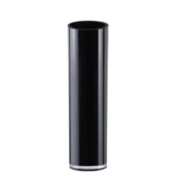 Case Of 4 - Glass Black Cylinder Vase, H-20" D-6"