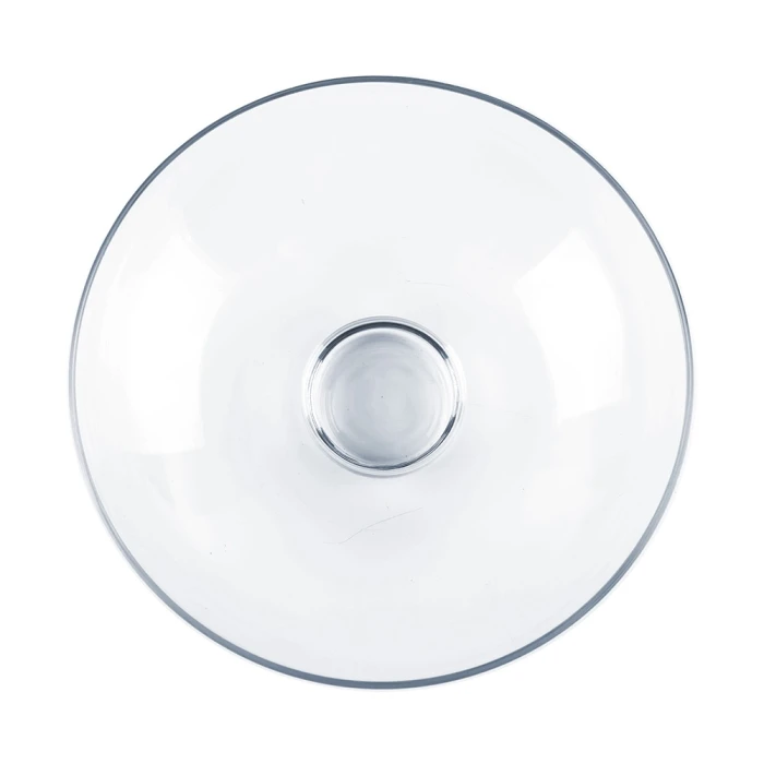 Glass Footed Decorative Bowl, H-4.5" D-12" (Wholesale 3 PCS/Case) 4 Glass Footed Decorative Bowl, H-4.5" D-12" (Wholesale 3 PCS/Case) - Image 4