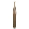 Brown Slim Curve Vase With 2 Tones Flip Lip H-24" D-1.5" (Wholesale 6 Pcs Per Case)