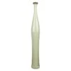 Cream Slim Curve Vase With 2 Tones Flip Lip H-24" D-1.5" (Wholesale 6 Pcs Per Case)